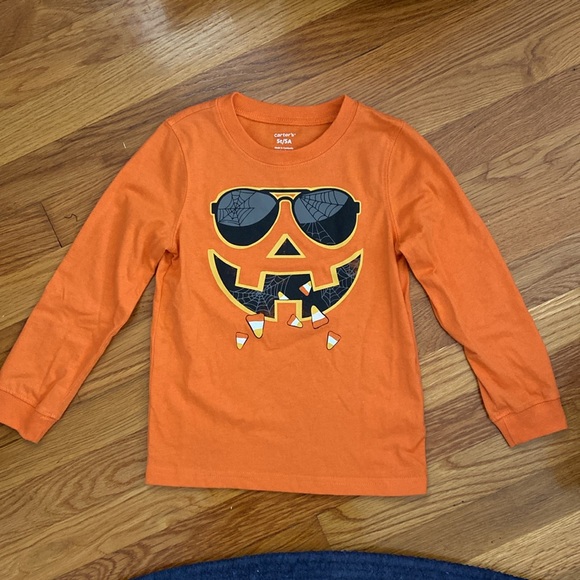 🎃 Halloween and Thanksgiving Long Sleeve Shirts Sold Together 5T - Picture 4 of 4